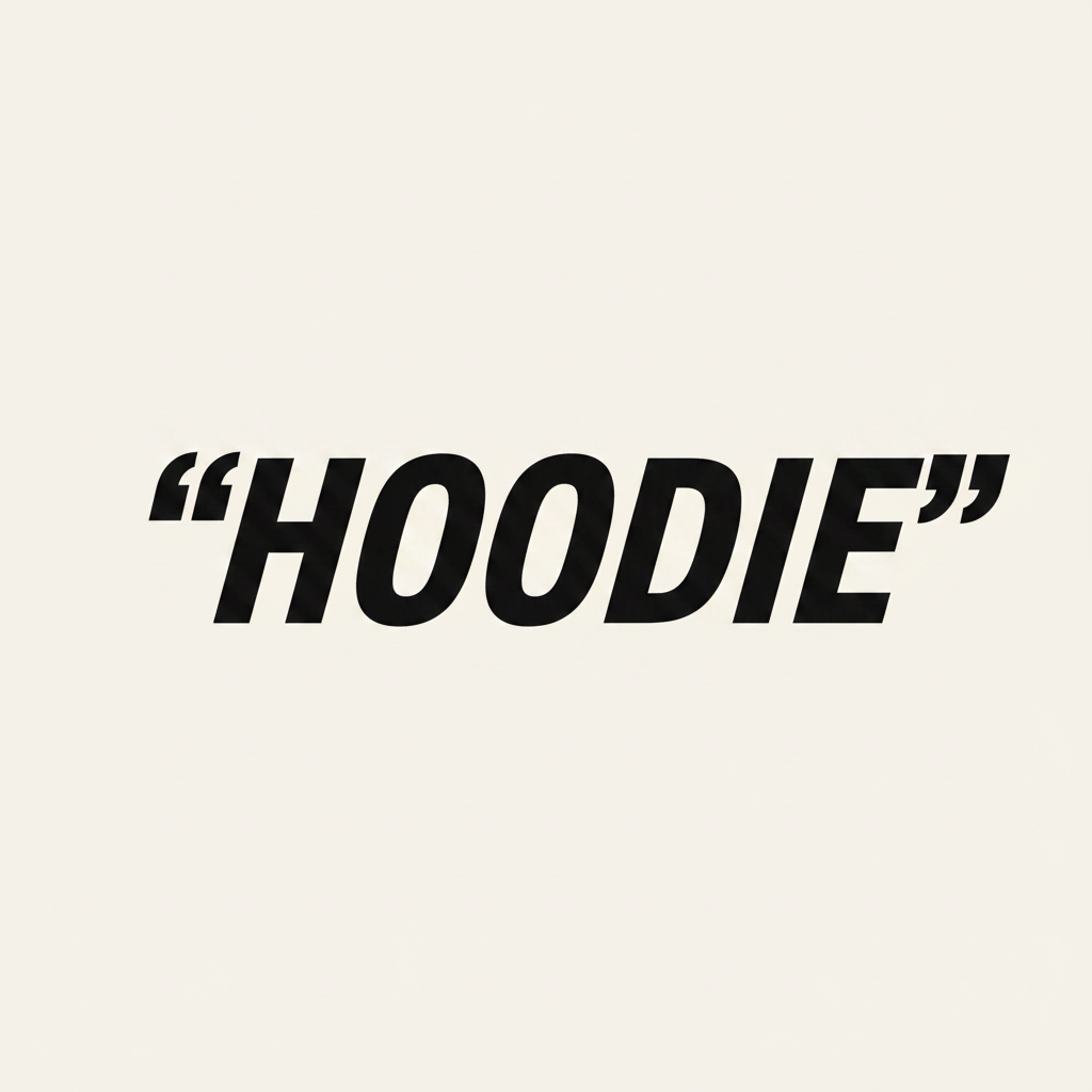 "HOODIE" — 118 THE WORLD DROP 001