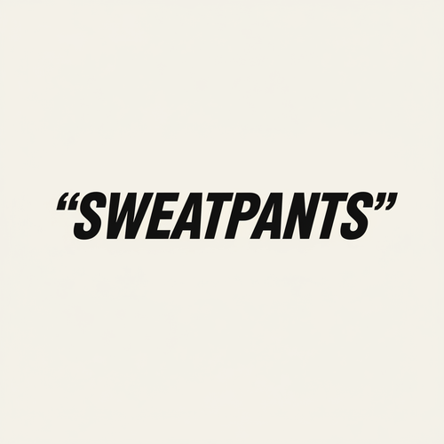 "SWEATPANTS" — 118 THE WORLD DROP 001